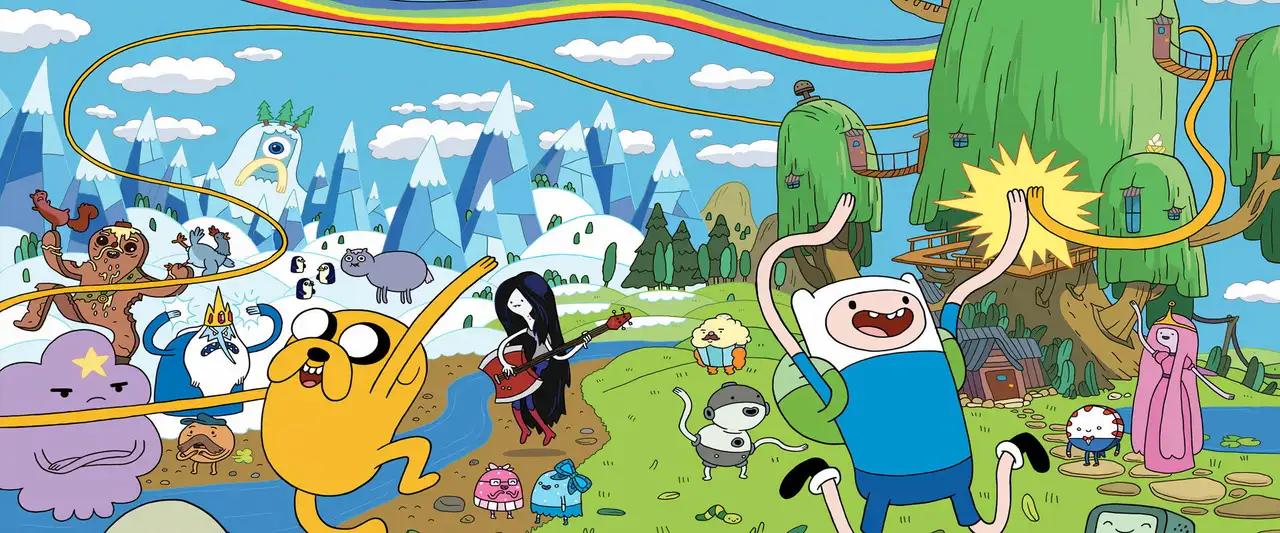 Adventure Time - Saison 5 - Le train fantôme – image d’arrière-plan
