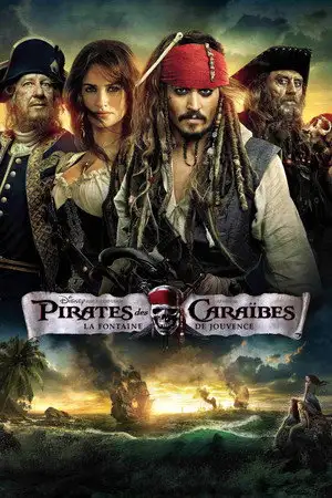 Pirates des Caraïbes : La Fontaine de jouvence - Vivre éternellement ou mourir en essayant. – affiche